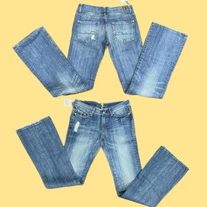 7 for all mankind swarovski jeans